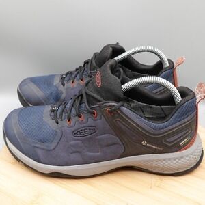 Keen Shoes Mens 9 Blue‎ Explore Vent KonnectFit Hiking Outdoors 1023435 Flaws